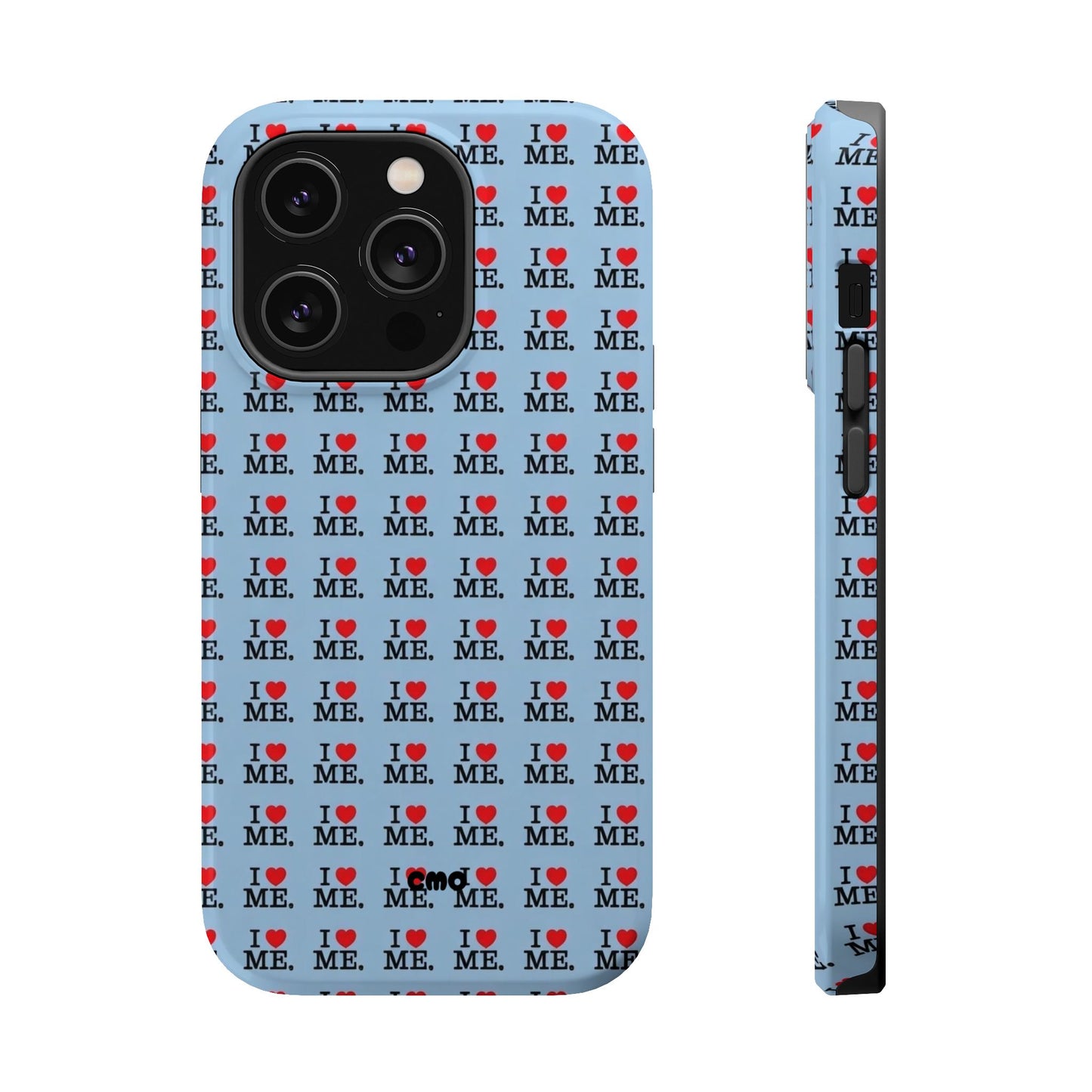 Magnetic Impact-Resistant Phone Case — "I love ME" Pattern