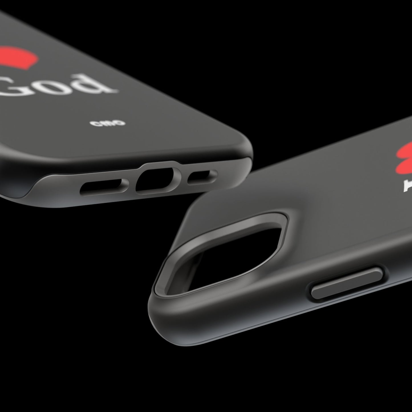 I love God Phone Case — Magnetic Impact-Resistant Religious iPhone Cover