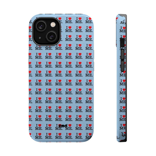 Magnetic Impact-Resistant Phone Case — "I love ME" Pattern