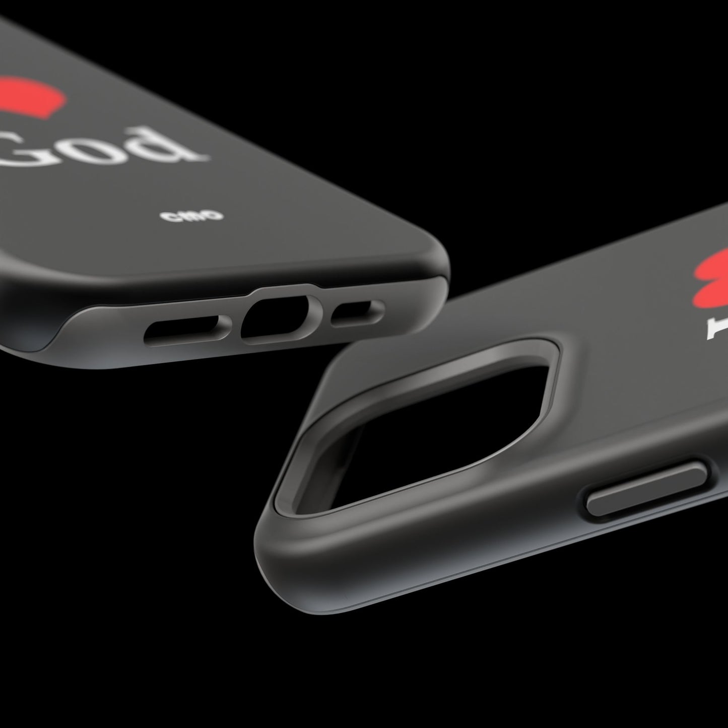 I love God Phone Case — Magnetic Impact-Resistant Religious iPhone Cover