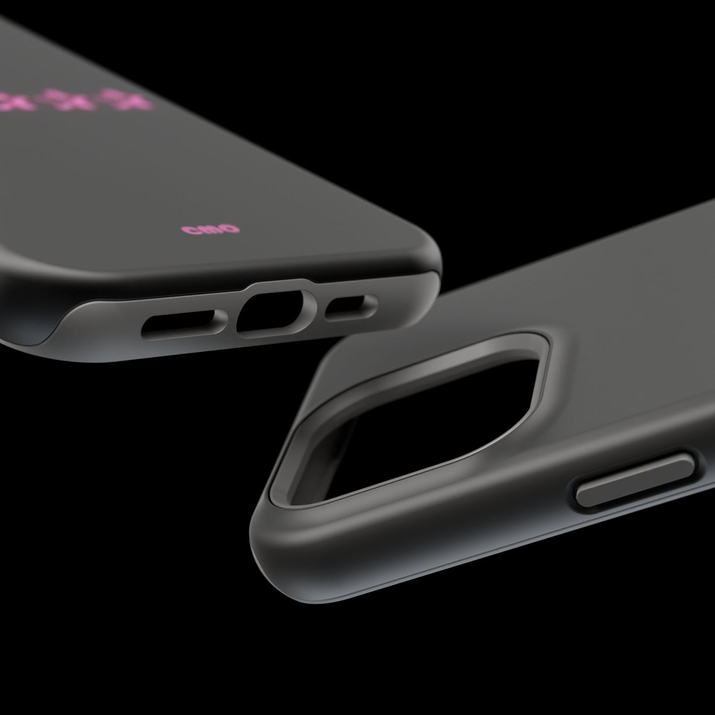 5 Stat ⭐️ Phone Case — Pink Neon Stars Magnetic Impact-Resistant Case