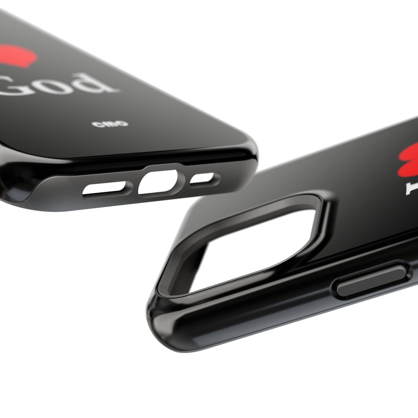 I love God Phone Case — Magnetic Impact-Resistant Religious iPhone Cover