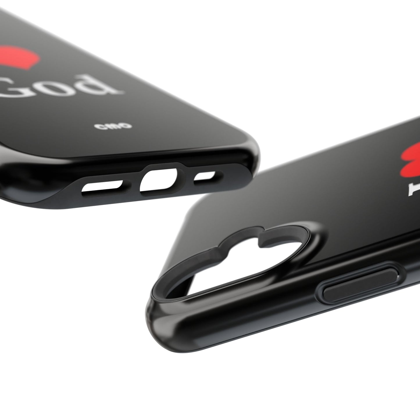 I love God Phone Case — Magnetic Impact-Resistant Religious iPhone Cover
