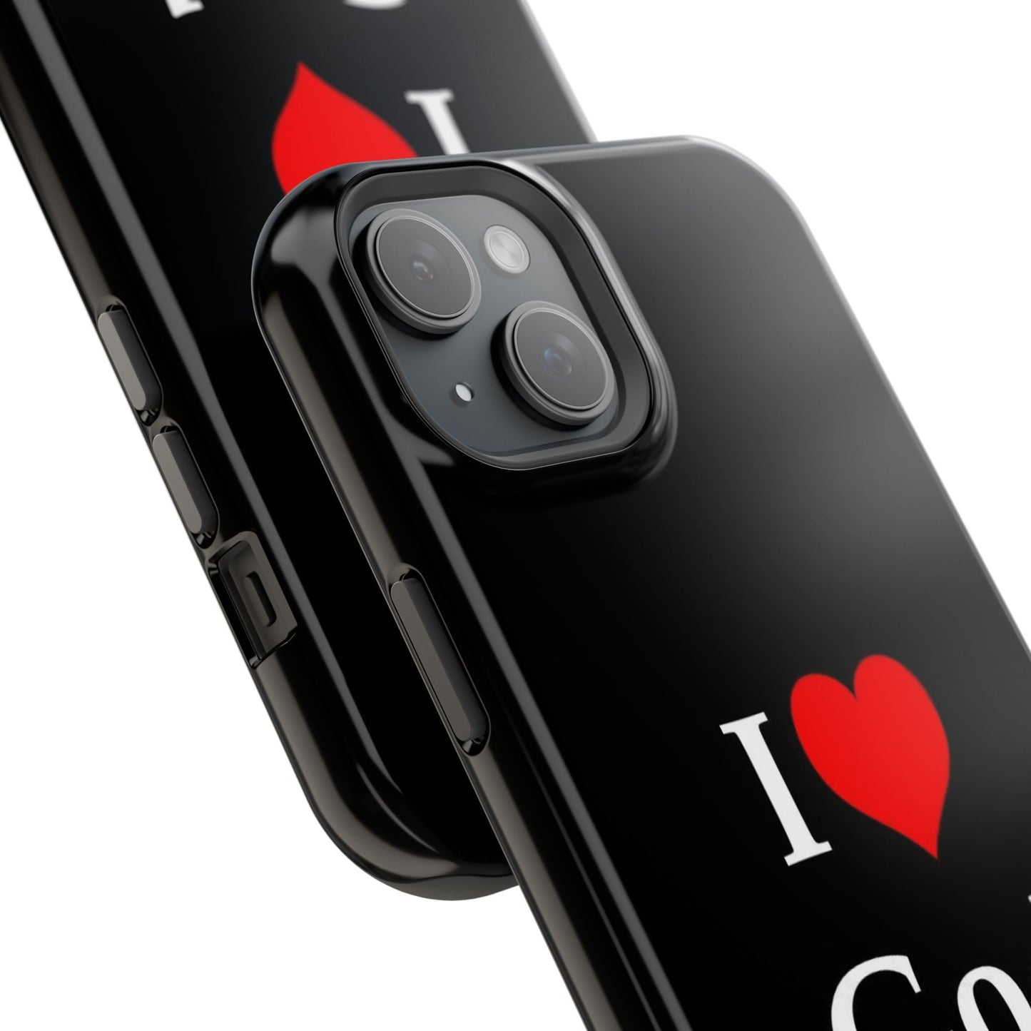 I love God Phone Case — Magnetic Impact-Resistant Religious iPhone Cover