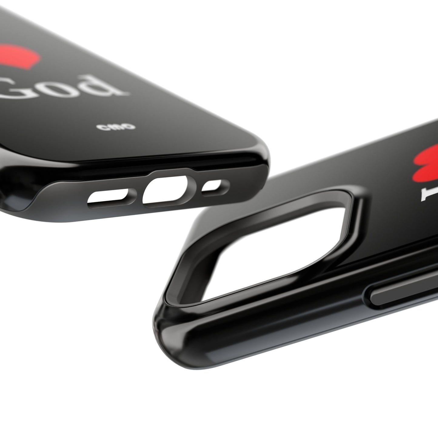 I love God Phone Case — Magnetic Impact-Resistant Religious iPhone Cover