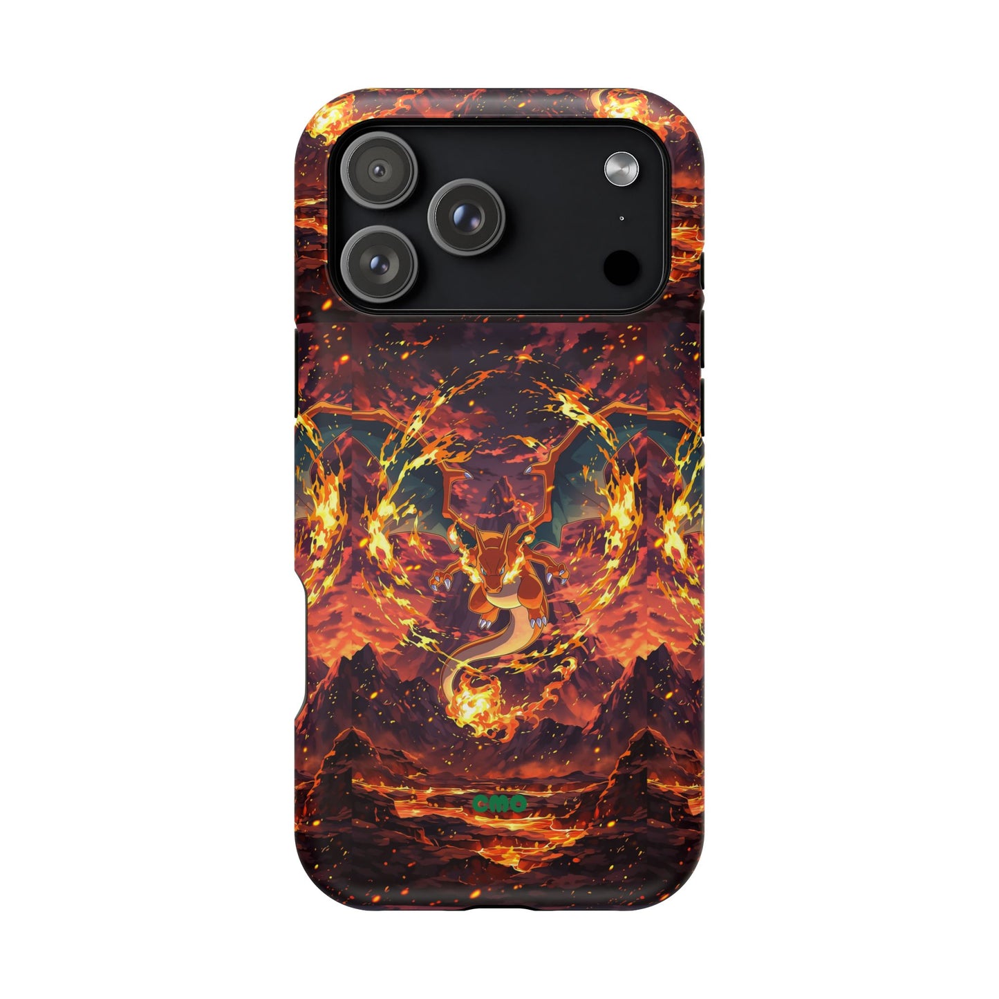 Fiery Abstract Magnetic Impact-Resistant Phone Case