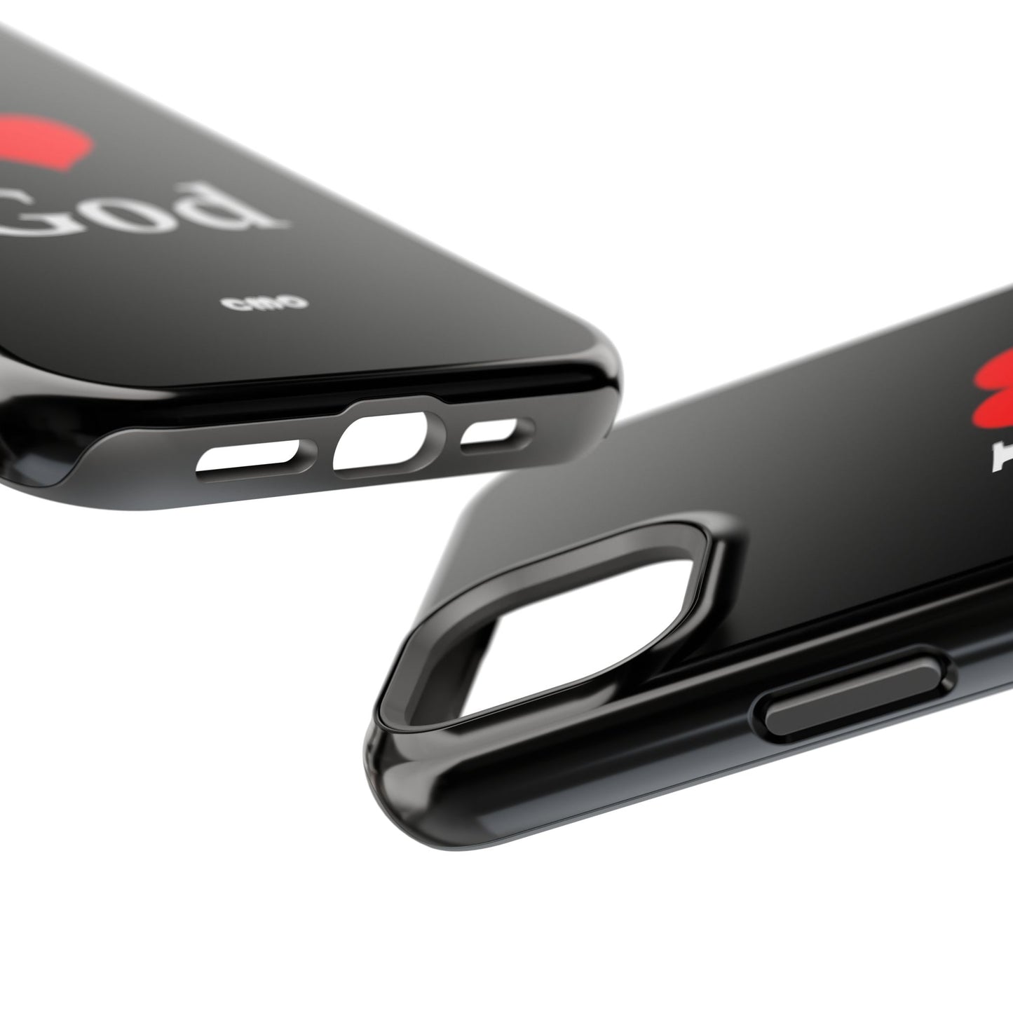 I love God Phone Case — Magnetic Impact-Resistant Religious iPhone Cover