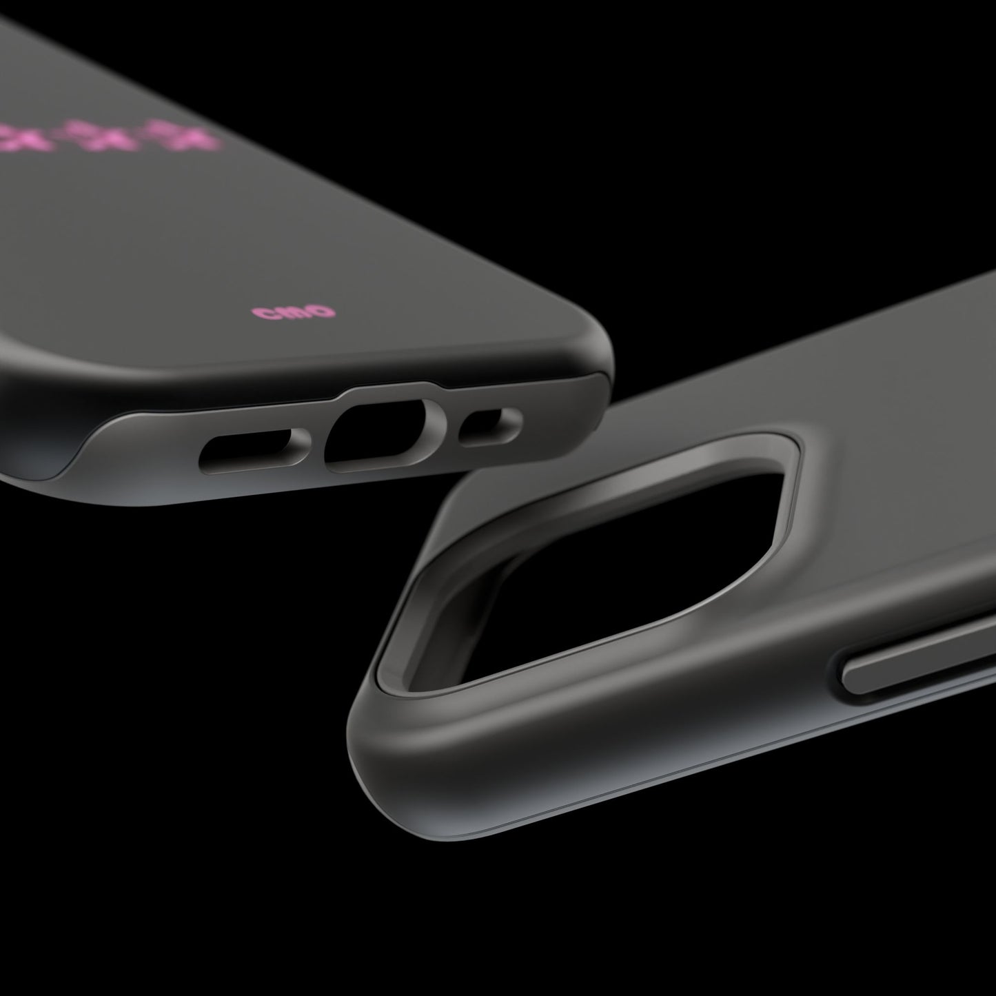 5 Stat ⭐️ Phone Case — Pink Neon Stars Magnetic Impact-Resistant Case