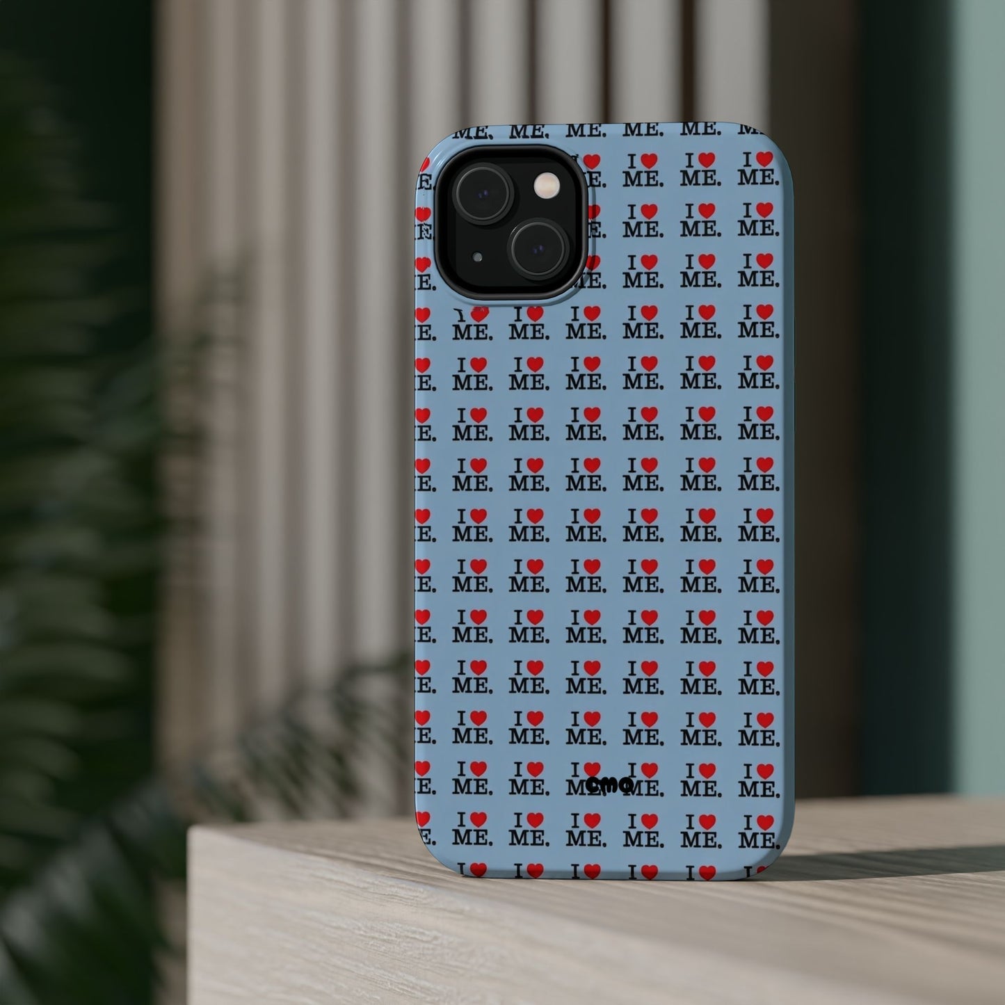 Magnetic Impact-Resistant Phone Case — "I love ME" Pattern