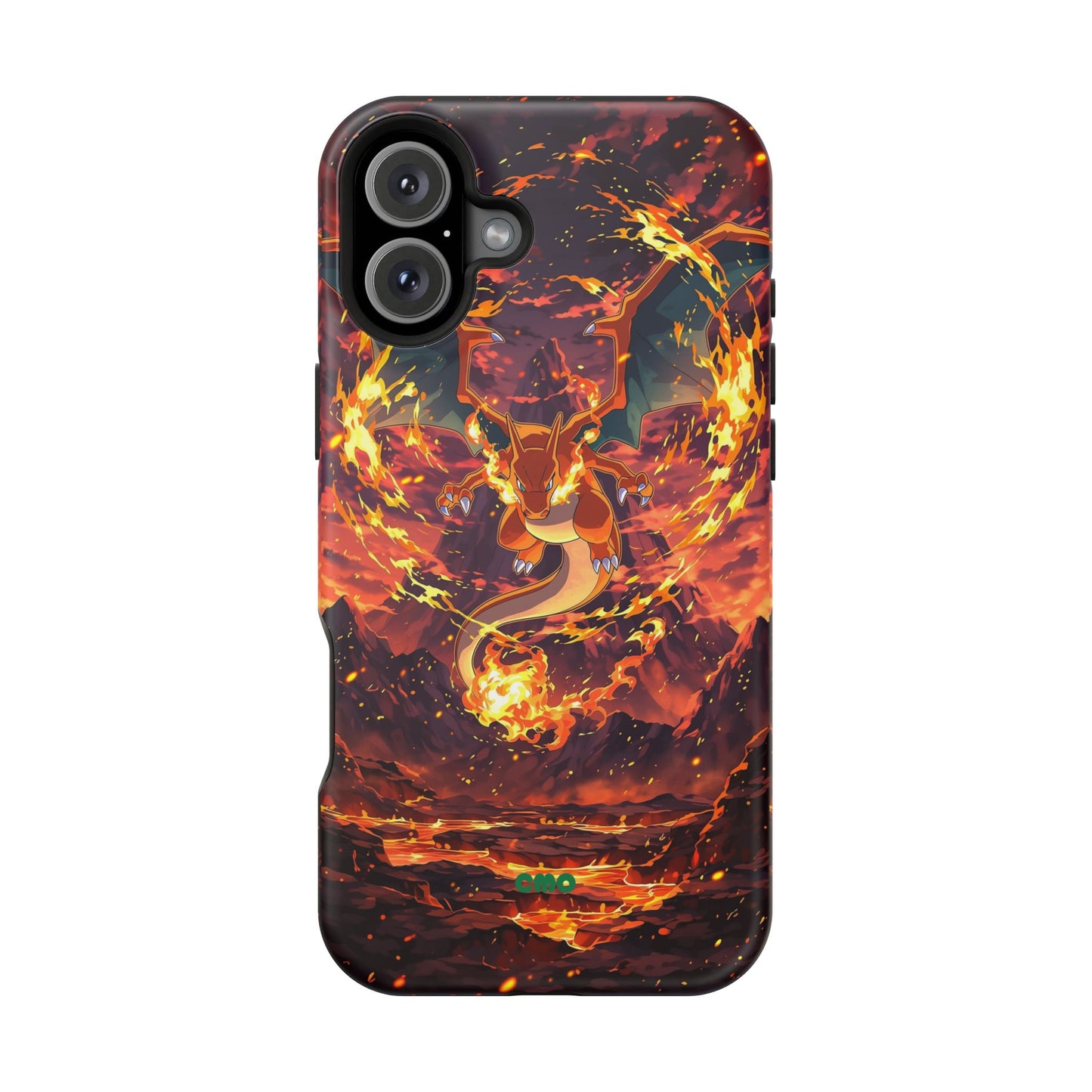 Fiery Abstract Magnetic Impact-Resistant Phone Case