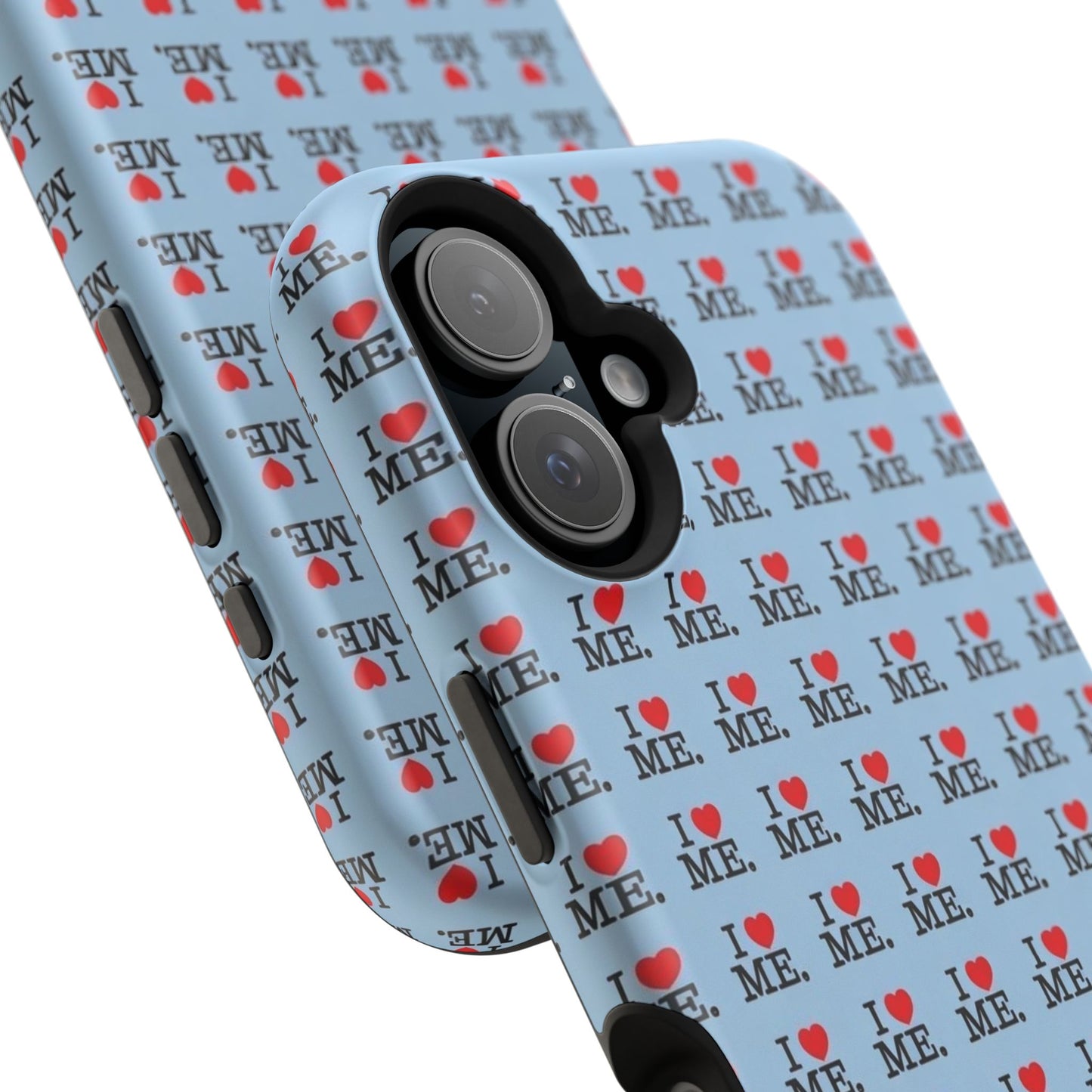 Magnetic Impact-Resistant Phone Case — "I love ME" Pattern