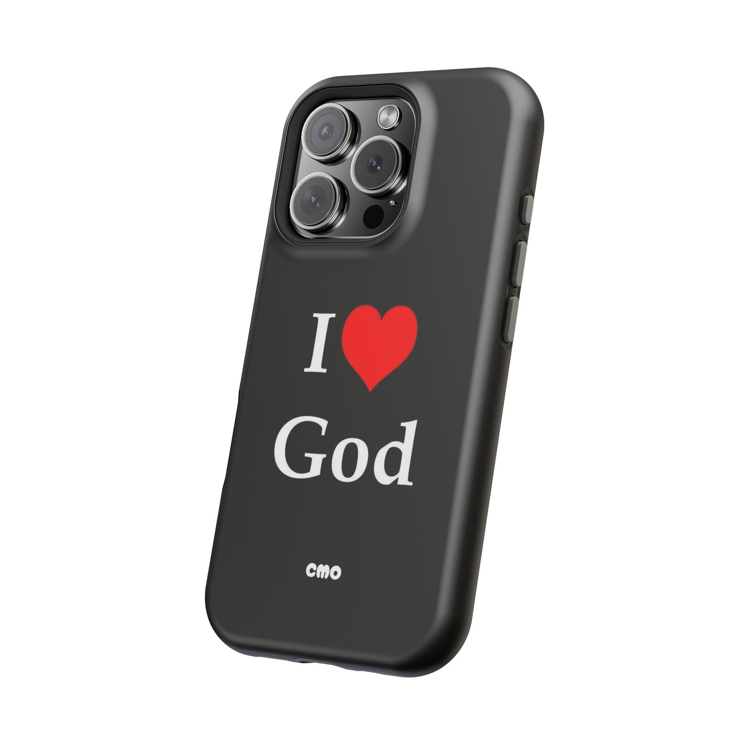 I love God Phone Case — Magnetic Impact-Resistant Religious iPhone Cover
