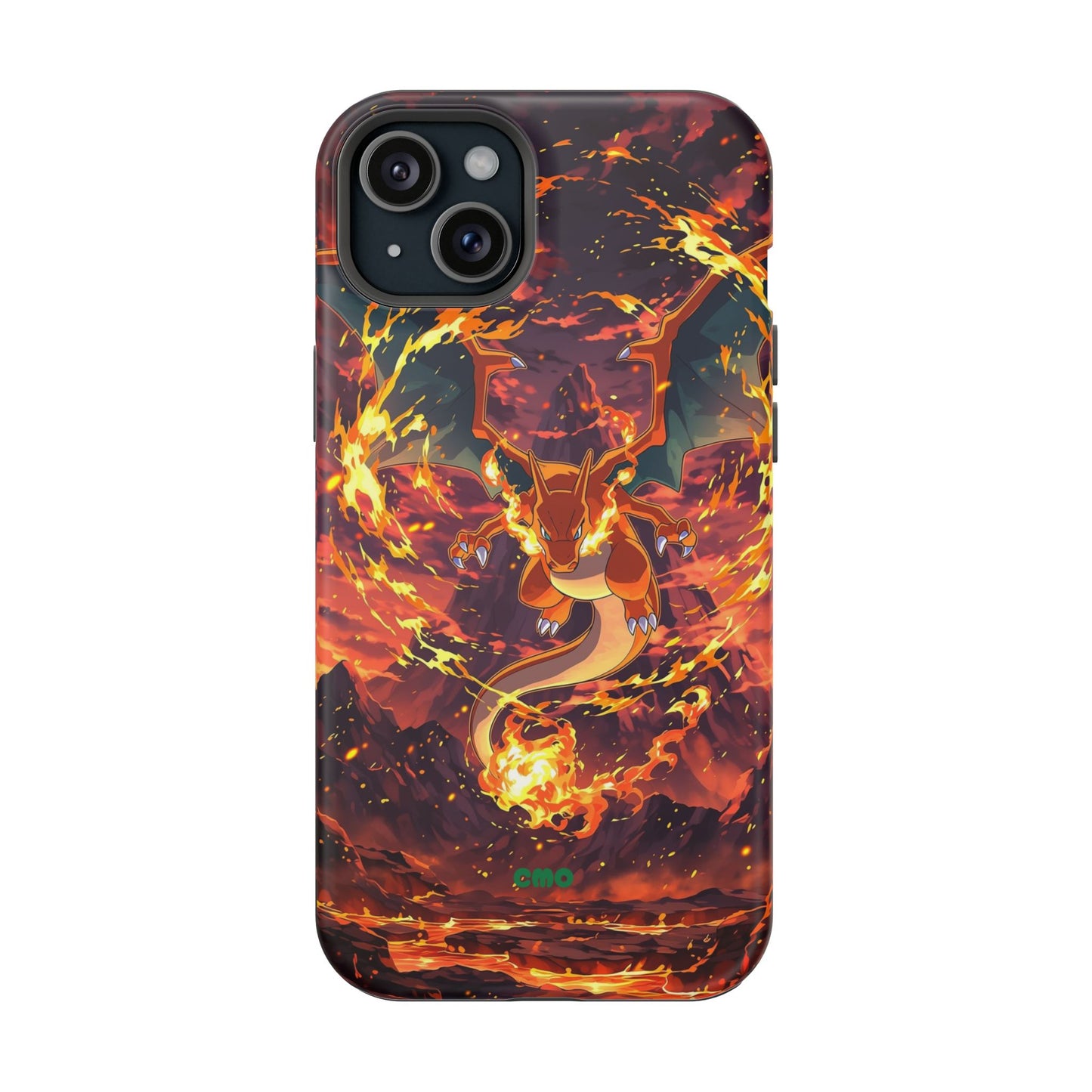 Fiery Abstract Magnetic Impact-Resistant Phone Case