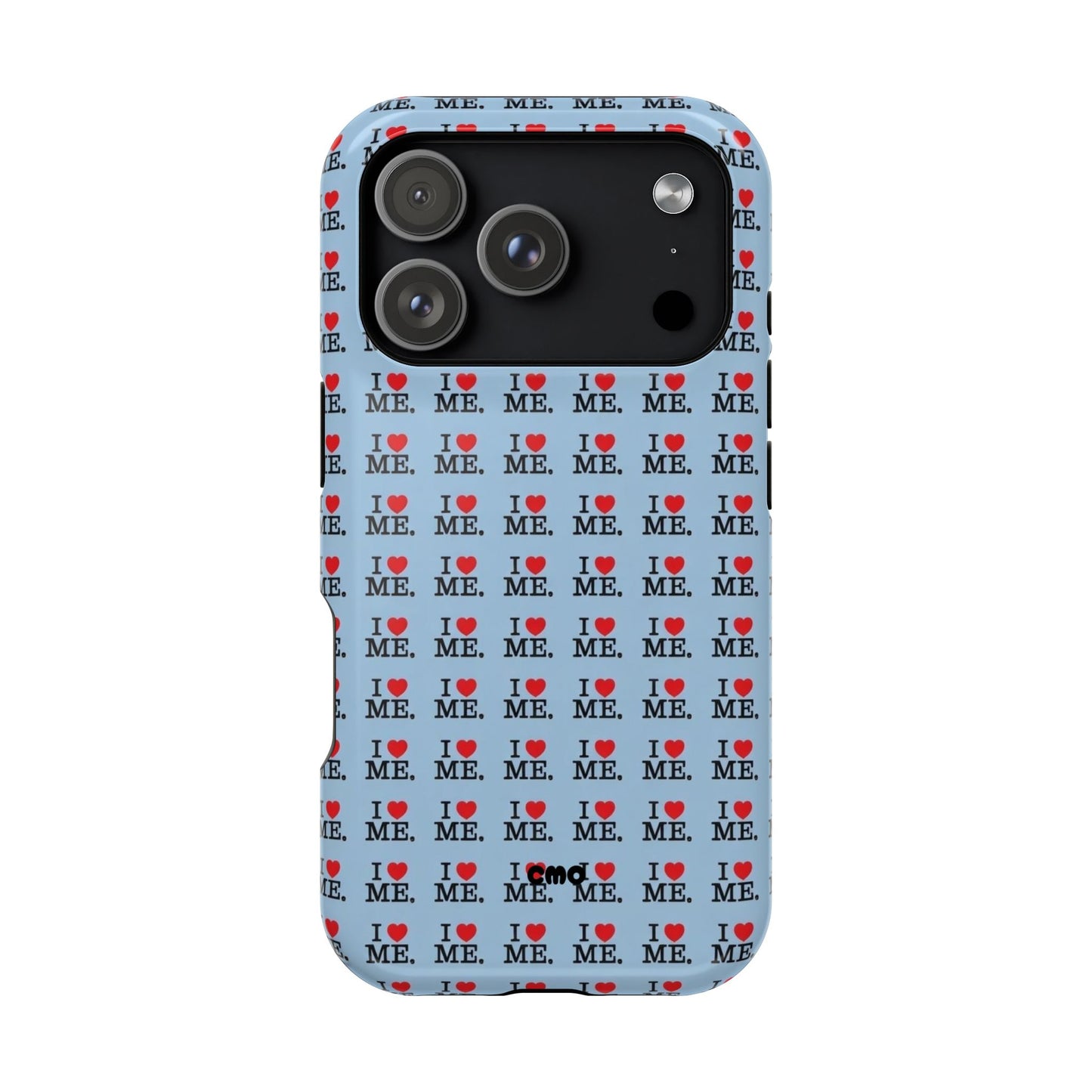 Magnetic Impact-Resistant Phone Case — "I love ME" Pattern